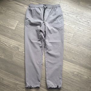 Zanerobe | Light Gray Lightweight Drawstring Waist Band Slush Joggers Medium